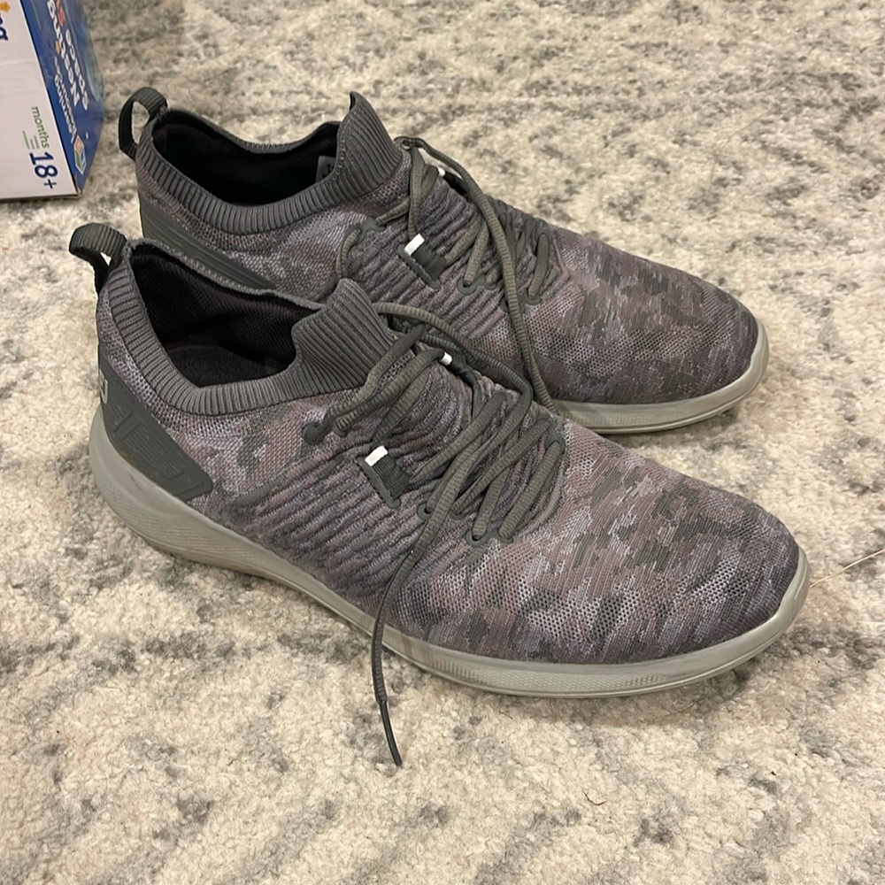 FOOTJOY FJ FLEX XP MENS GOLF SHOES GREY CAMO - Picture 2 of 6